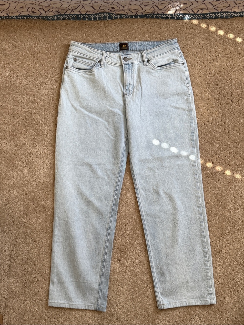 *NWOT* Lee Straight Leg Jeans, Light Blue Denim, Sz 30 x 32